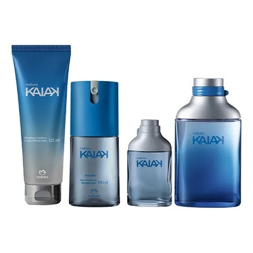 Linha Natura Kaiak Clássico | Desodorante Roll-On | Gel 2 em 1 para Barbear e Pós Barba | Colônia | Acqua Gel Hidratante