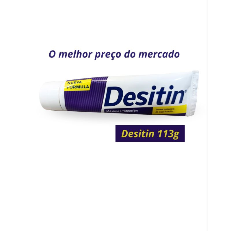 Pomada Desitin Roxa 113g • 40% Óxido de Zinco • Máxima Proteção Contra Assaduras • Hipoalergênica