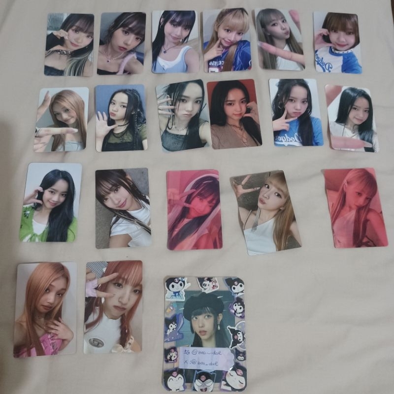 UNIS - Photocards e postcards oficiais - kpop
