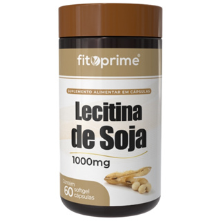 Lecitina de Soja 1000mg 60 Cápsulas Fitoprime em Oferta na Shopee