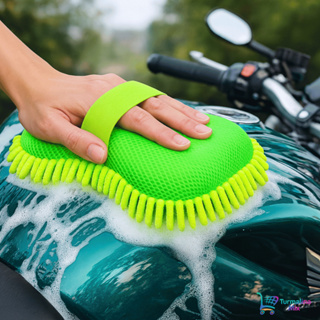 Esponja Com Pegador Para Limpeza Automotivo Microfibra Anatômica em Oferta na Shopee