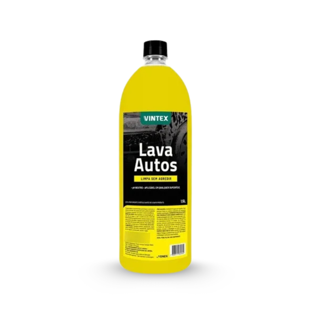 Shampoo Automotivo Lava Autos Neutro 1,5 Litros Vintex Concentrado