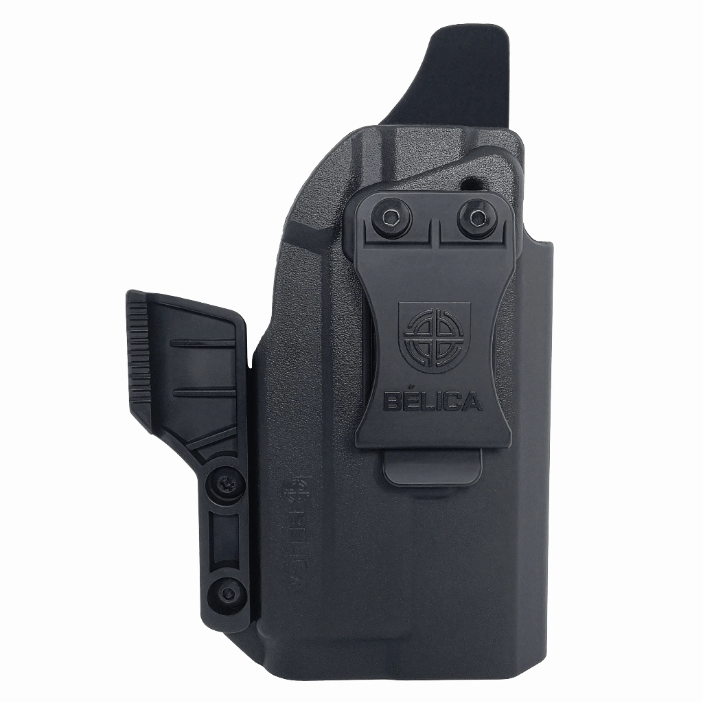Coldre Velado G-Flash Bélica Preto | Coldre Velado Glock G22 Geração 5 | Compatível Lanterna | Tático Polímero