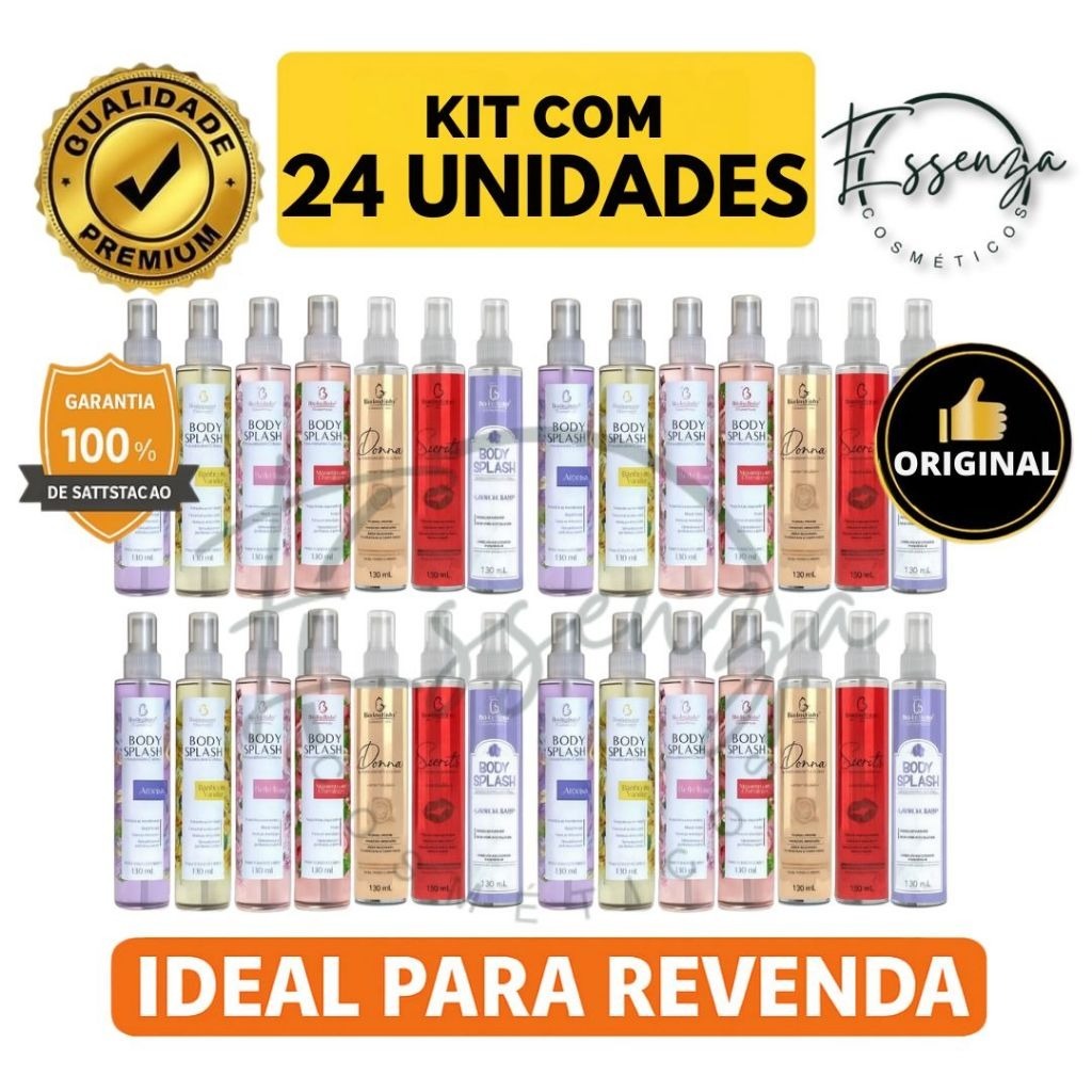 ✨ 24 UND BODY SPLASH BIO INSTINTO 130ML – PERFUME CORPORAL REFRESCANTE ✨ em Oferta na Shopee