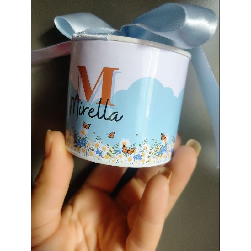 Tubolata Personalizada 5x6 cm • Lembrancinha Festa Infantil • Aniversário • Chá de Bebê • Brinde Personalizado