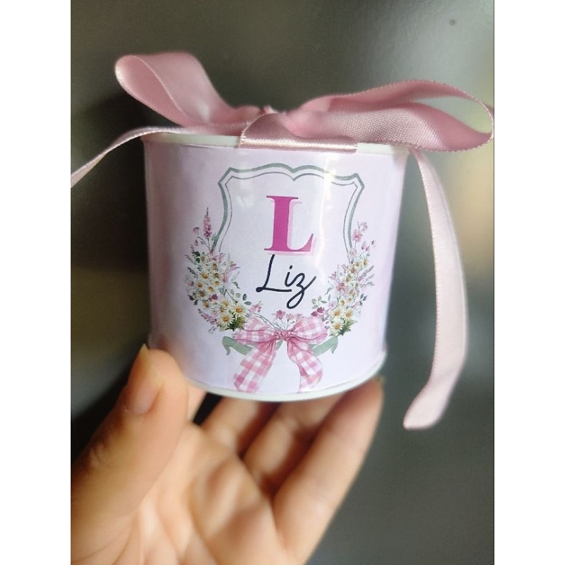 Tubolata Personalizada 5x6 cm • Lembrancinha Festa Infantil • Aniversário • Chá de Bebê • Brinde Personalizado