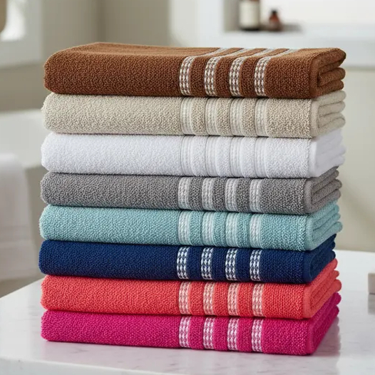 Kit 07 Toalhas de Banho Algodão Macias e Felpudas Alta Absorção 100% Algodão em Oferta na Shopee