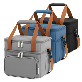 Bolsa Térmica Marmita Lancheira Grande Alça Ombro Trabalho 2 Compartimentos Piquenique em Oferta na Shopee