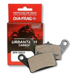 PASTILHA DE FREIO DIANTEIRA BIZ 125 2025-2026/ELITE 125 2025-2026 - DIA FRAG