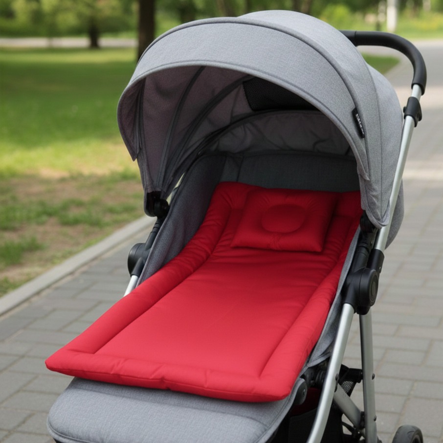 Imagem Colchonete para Carrinho com travesseirinho modelador/ Safari/Meninas/Meninos/Unissex/PRONTA ENTREGA