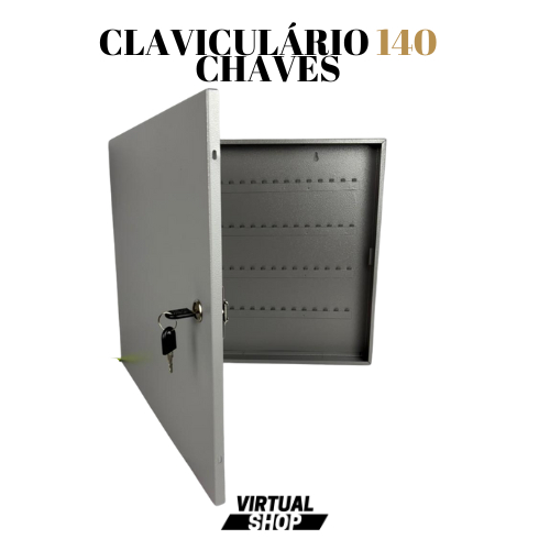 Claviculário Organizador para 140 Chaves Porta Chaves Em Aço