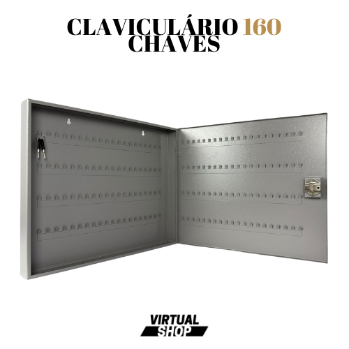 Claviculário Organizador para 160 Chaves Porta Chaves Em Aço