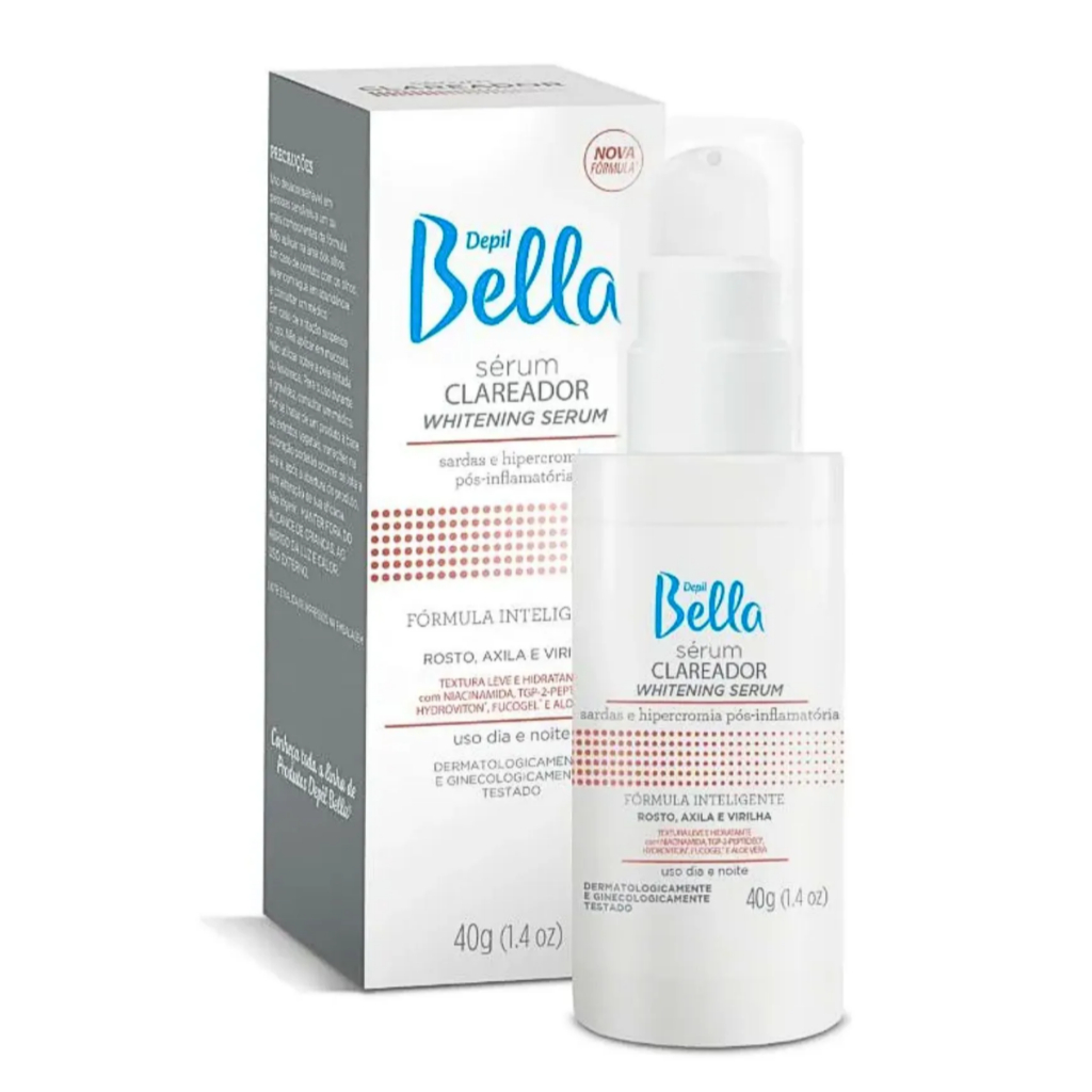 Sérum Clareador Rosto, Axila e Virilha 40g Depil Bella