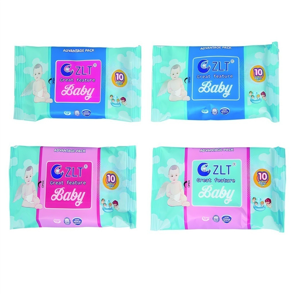 Lenços Umedecidos para Bebês – 10 Pacotes com 10 Folhas Cada, 14x8 cm, Suaves e Hipoalergênicos em Oferta na Shopee