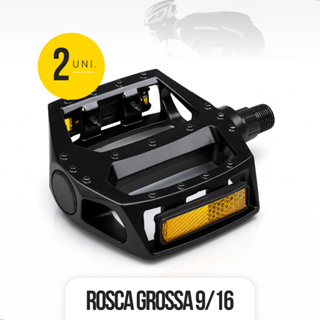 Par Pedal Alumínio Plataforma GTA Bike Rosca Grossa 9/16 Esfera em Oferta na Shopee