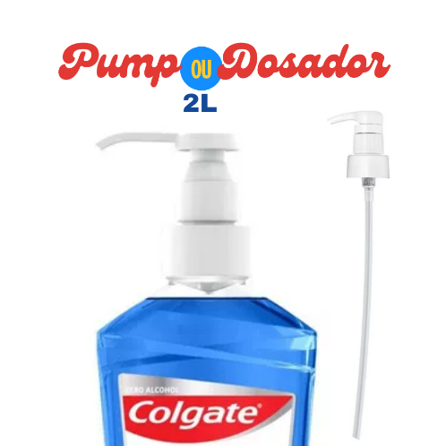 Válvula Pump Dosadora – Compatível com Frascos 2000 ml de Enxaguante Bucal em Oferta na Shopee