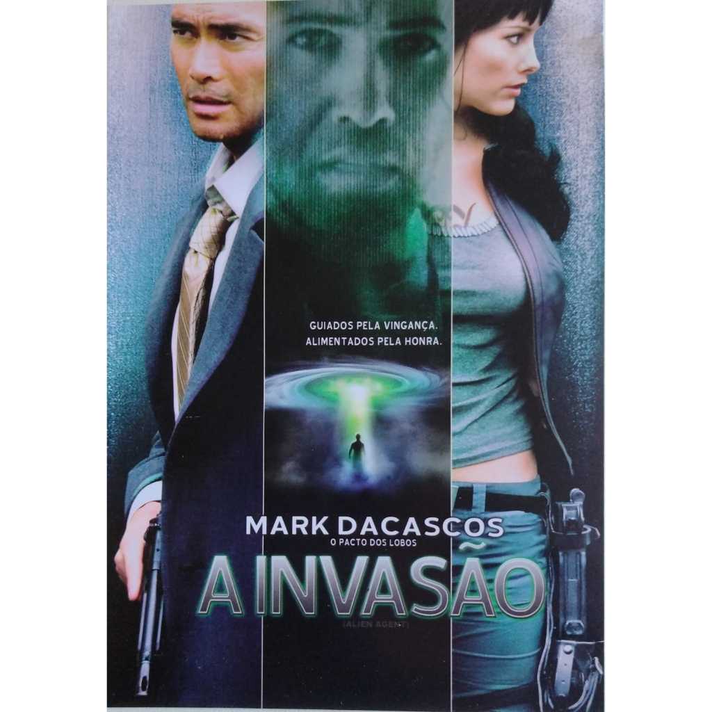 A INVASÃO DVD  MARK DACASCOS  BILLY ZANE