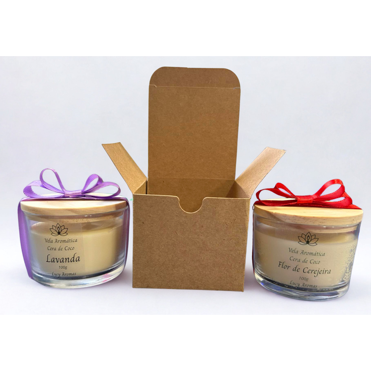 Caixas Para Velas Aromáticas para Pote Patê A6,5xL7,5xP7,5