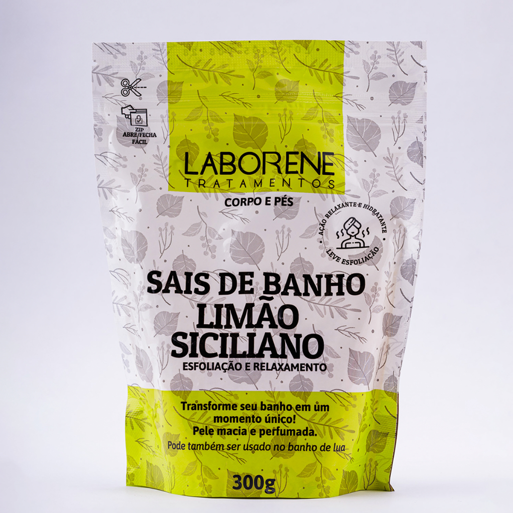 Sais de Banho 300g Corpo e Pés/Esfoliação e Relaxamento - Laborene