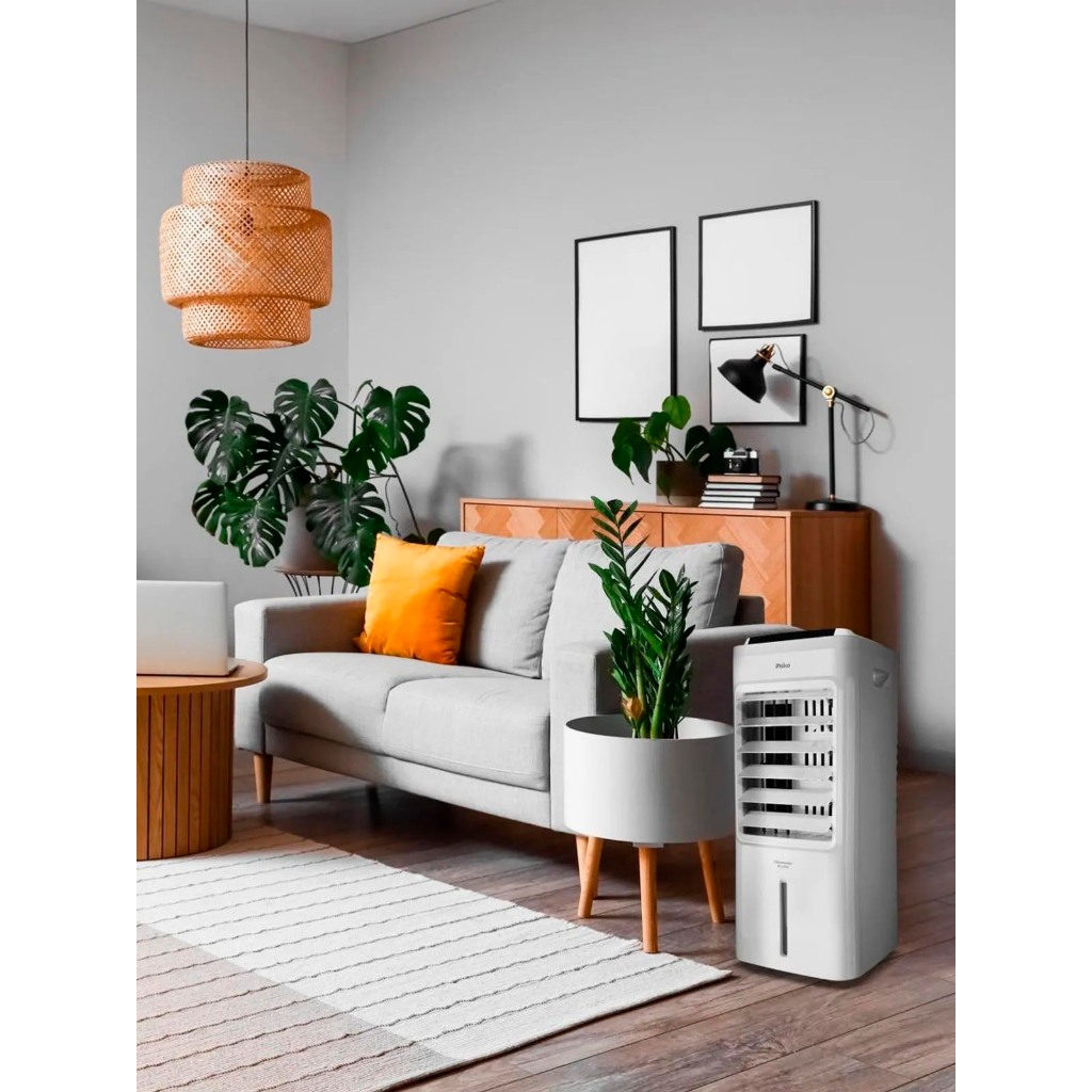 Detalhes do Climatizador Philco 4 Em 1 PCL05A 3 Vel Função Timer Ventila Umidifica Resfria Casa Escritório