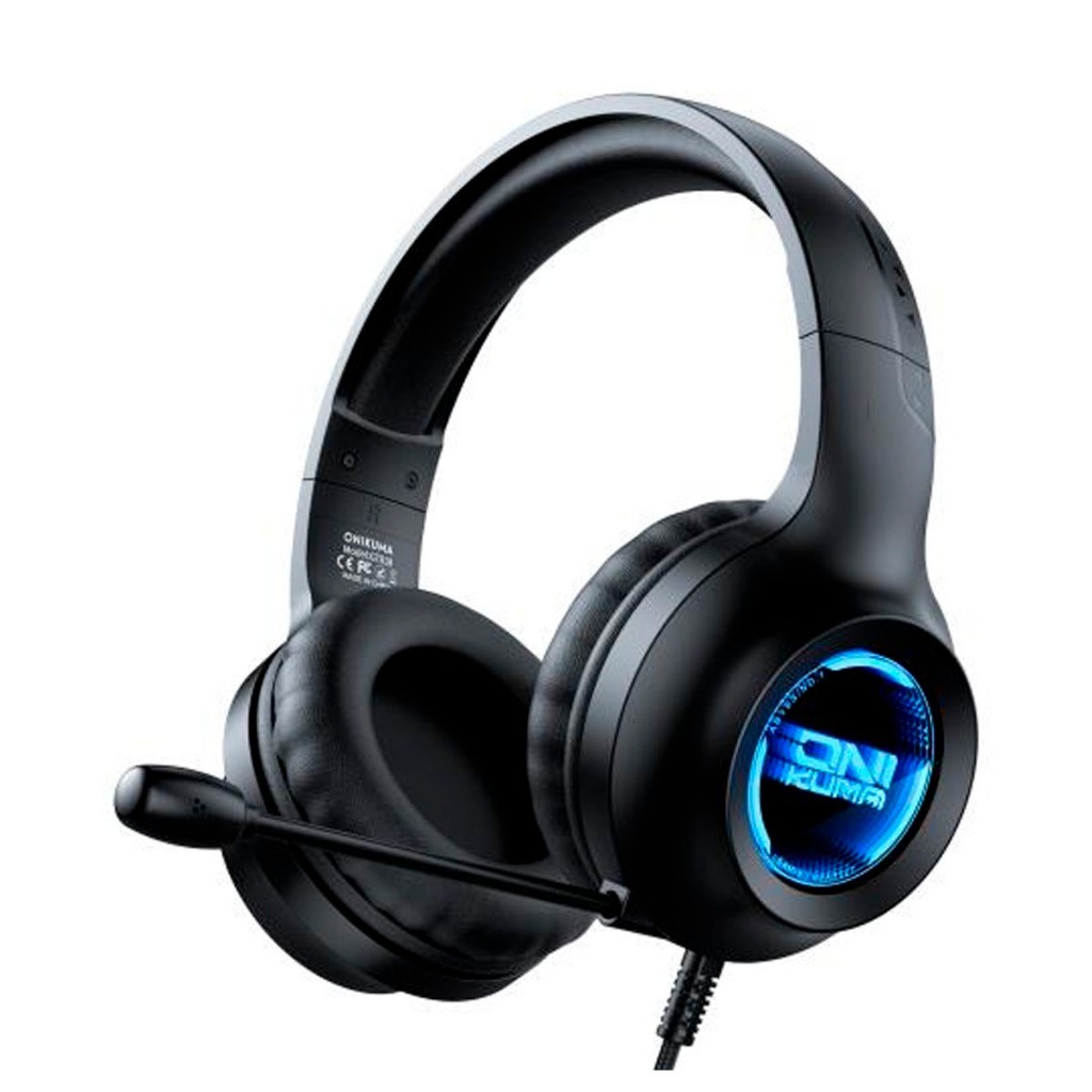Headset Gamer Profissional Onikuma X36 RGB Preto