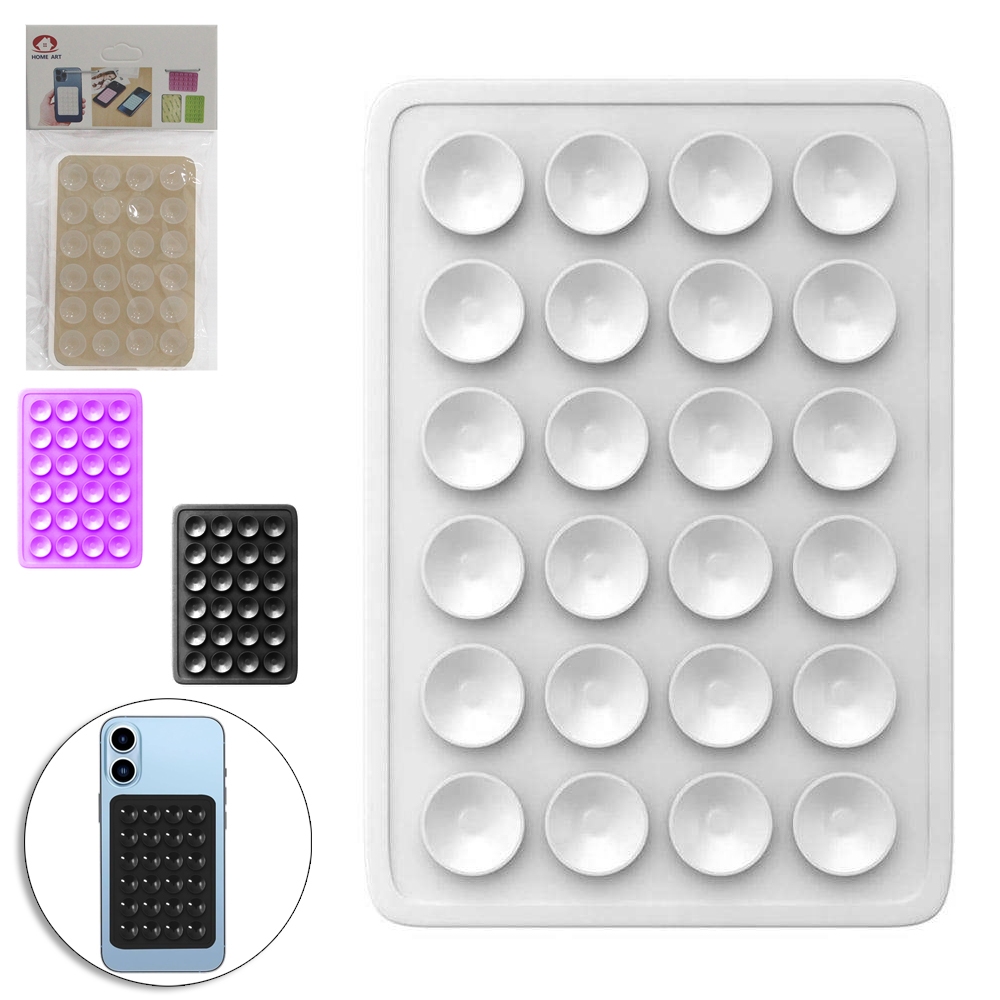 Suporte De Silicone Com Ventosa Para Capinha Celular 2PÇS