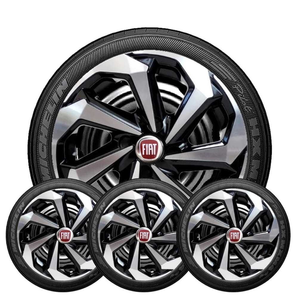 Carlota Aro 13 Spide Gm Vw Fiat Ford Renault Jogo 4 Calotas Ford Ar 13