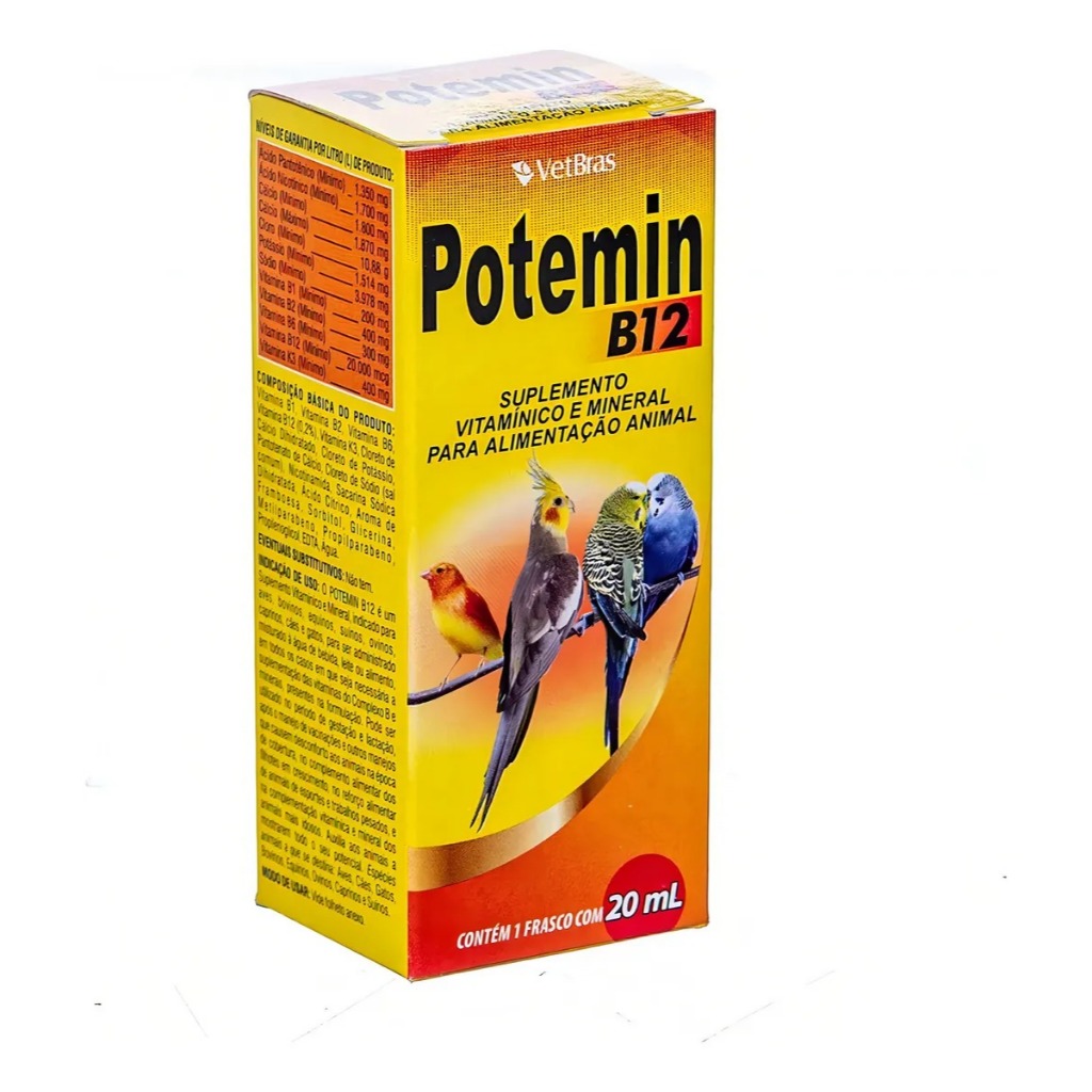Remedio Potemin B12 Suplemento Vitaminico E Mineral 20ml
