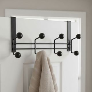 Gancho de Parede e Porta Pendurar Roupas Toalhas 8 Ganchos em Oferta na Shopee