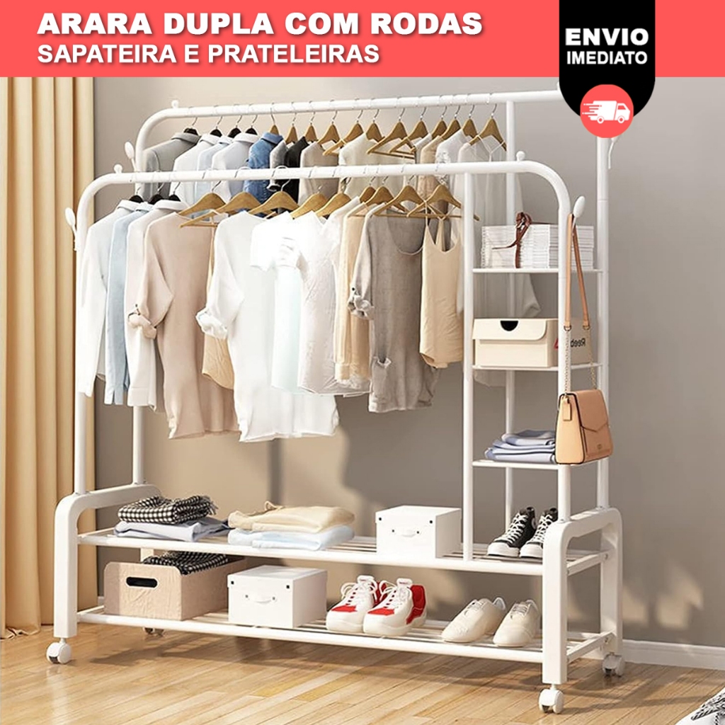 Armário Aberto com Cabideiro: Onde Comprar | BuscaProdutos