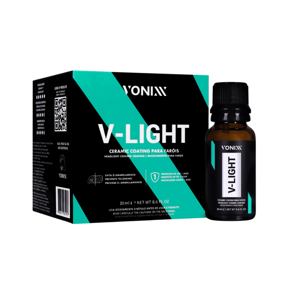 V-light 20ml Vitrificador Restaurador Para Faróis Vonixx