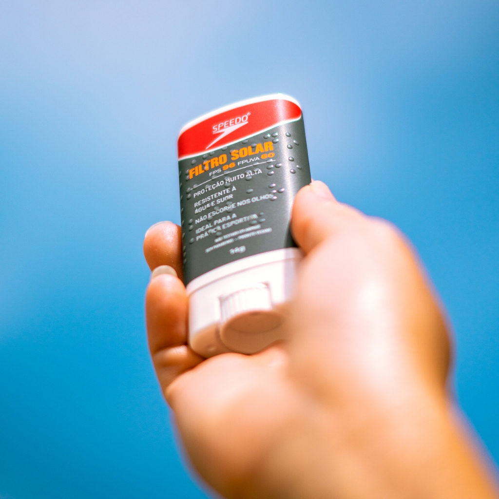 Protetor Filtro Solar Facial Sem Fragrancia Speedo Stick fps96 PINK CHEEKS promoção em Oferta na Shopee