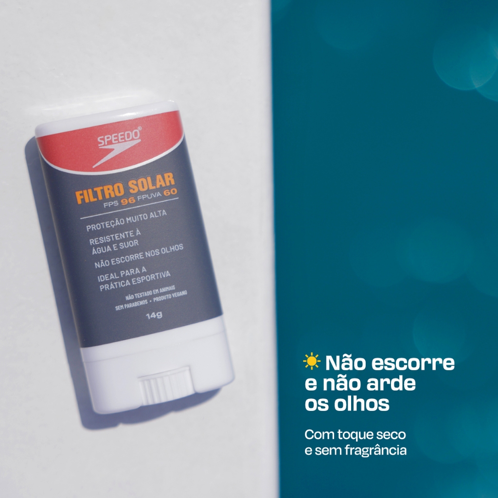 Protetor Filtro Solar Facial Sem Fragrancia Speedo Stick fps96 PINK CHEEKS promoção