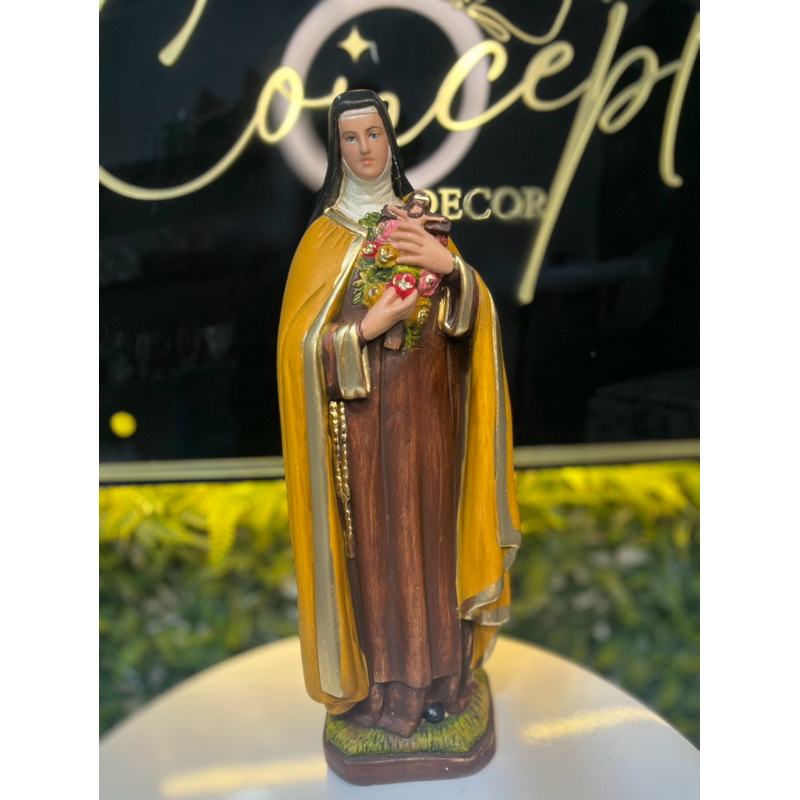 Imagem Santa Terezinha 30cm- Imagem Sacra- Pintura Premium
