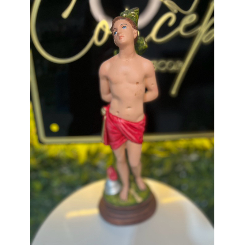 Imagem São Sebastião 30cm- Imagem Sacra - Pintura Personalizada luxo