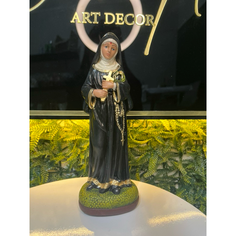 Imagem Santa Rita 20cm- Imagem Sacra- Pintura Luxo