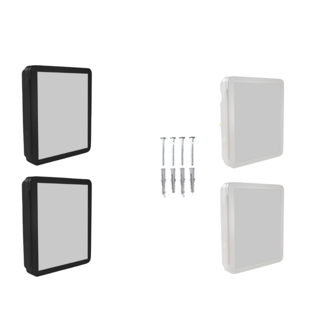 Kit 2 Armário com Espelho Banheiro Embutir, Buchas e Parfusos / Sobrepor 2 Peças em Oferta na Shopee