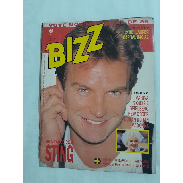 BIZZ 18 * STING * MADONNA * NEW ORDER * DURAN DURAN