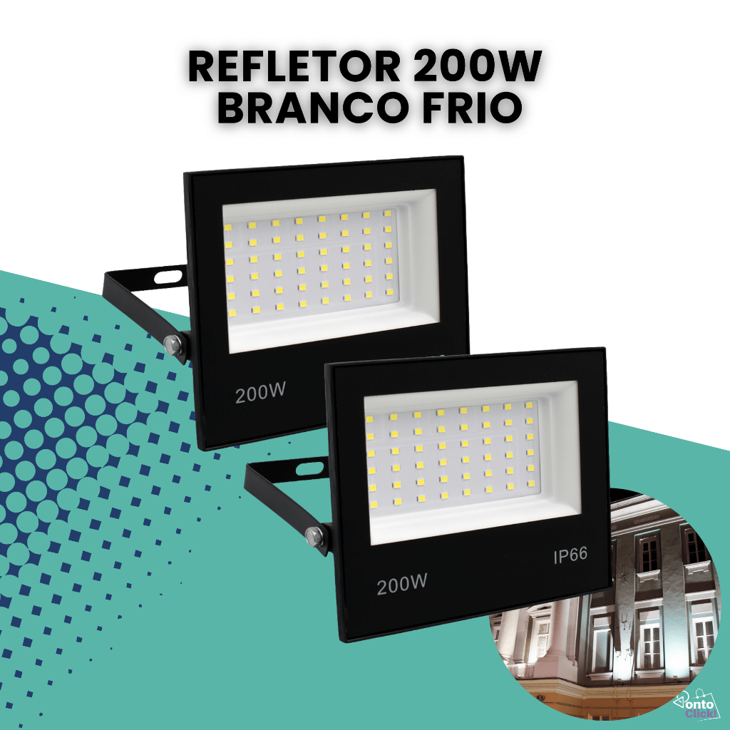 Refletor Led 200w 6000k: Onde Comprar | BuscaProdutos