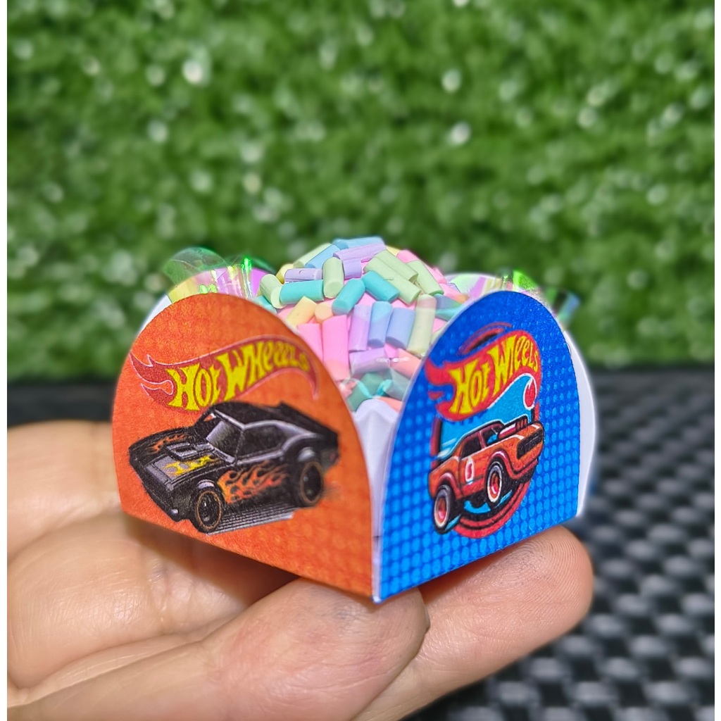 Forminhas Personalizadas Hotwheels em Oferta na Shopee