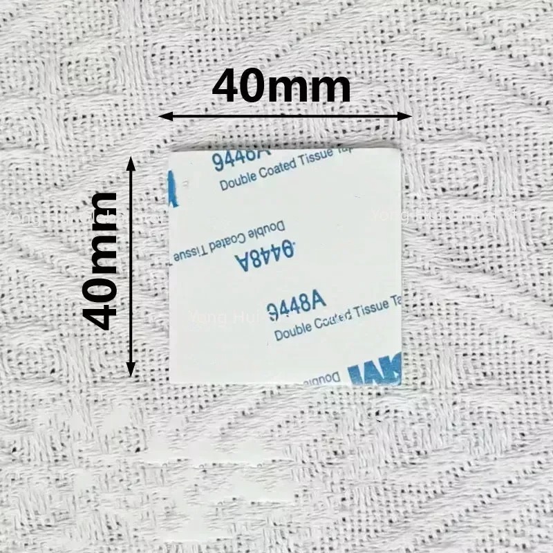 Fixadores Dupla Face Forte 3m 1,5mm - Quadrados, 40x40mm 10 Peças