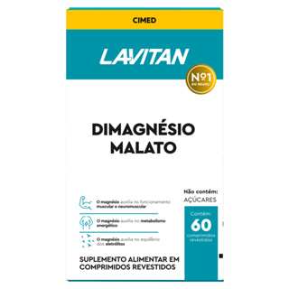 Lavitan Di-Magnésio Malato 60 Comprimidos em Oferta na Shopee