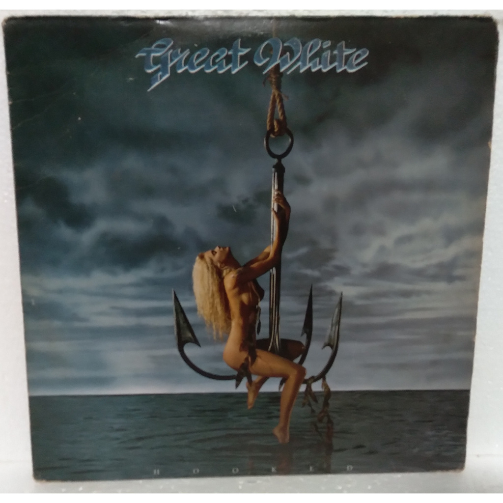 Lp - Great White - Hooked - 1991  - c/encarte