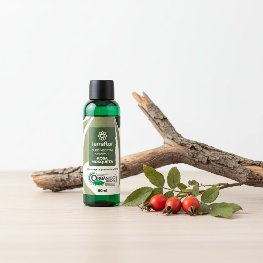 Óleo Vegetal Rosa Mosqueta Rosa Rubiginosa Terra Flor Orgânico 60ml