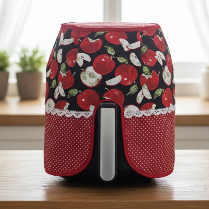 Capa para Air Fryer Renda Fritadeira Elétrica 4,0L a 5,5L Protetora Panela Cozinha Airfryer Cozinha