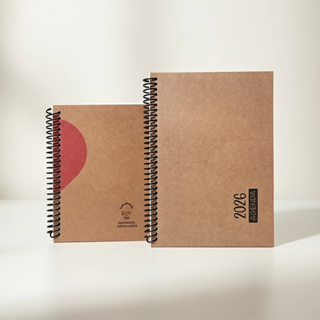 Agenda 2026 Semanal Ecológica capa no Kraft Grátis Caderno de Anotações- Ateliê Santa Plantinha em Oferta na Shopee