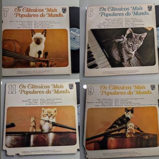 LP Coleção Os Clássicos Mais Populares do Mundo - Disco de Vinil Música Clássica Erudita