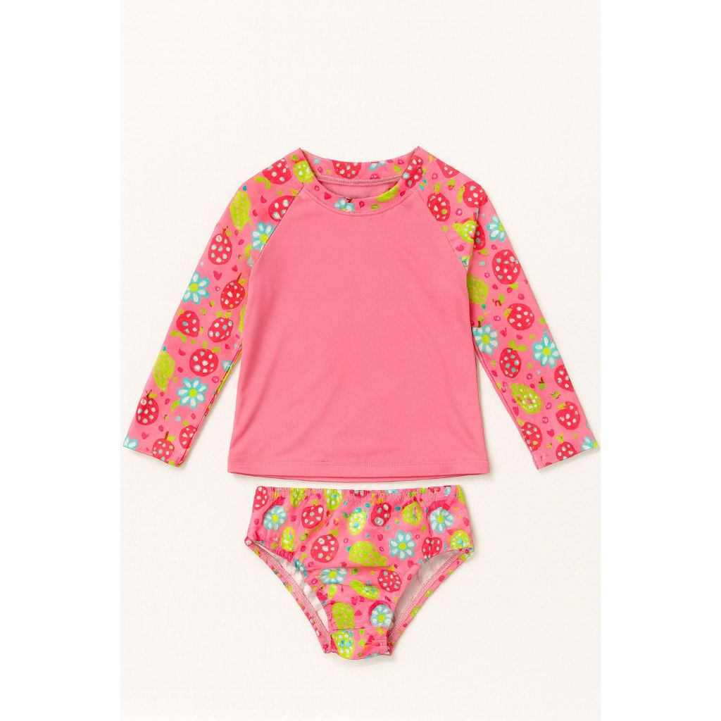 Conjunto Infantis, Blusa UV + Sunguinha (Sem Forro) Moda Praia, Piscina, Verão