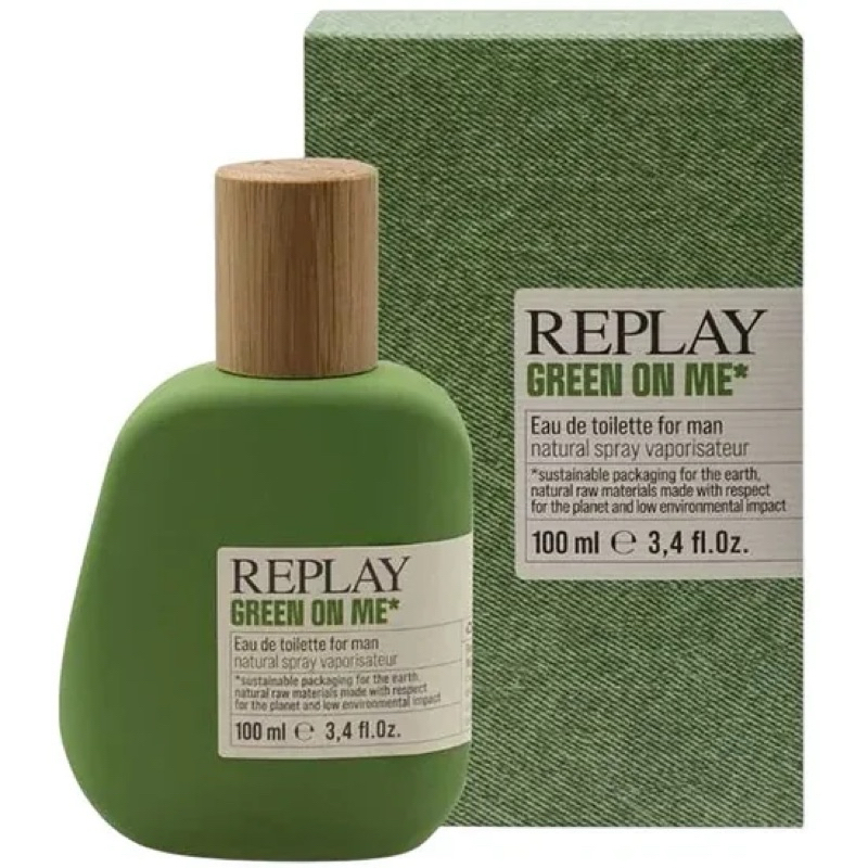 Perfume Replay Green On Me Eau de Toilette Masculino 100ml