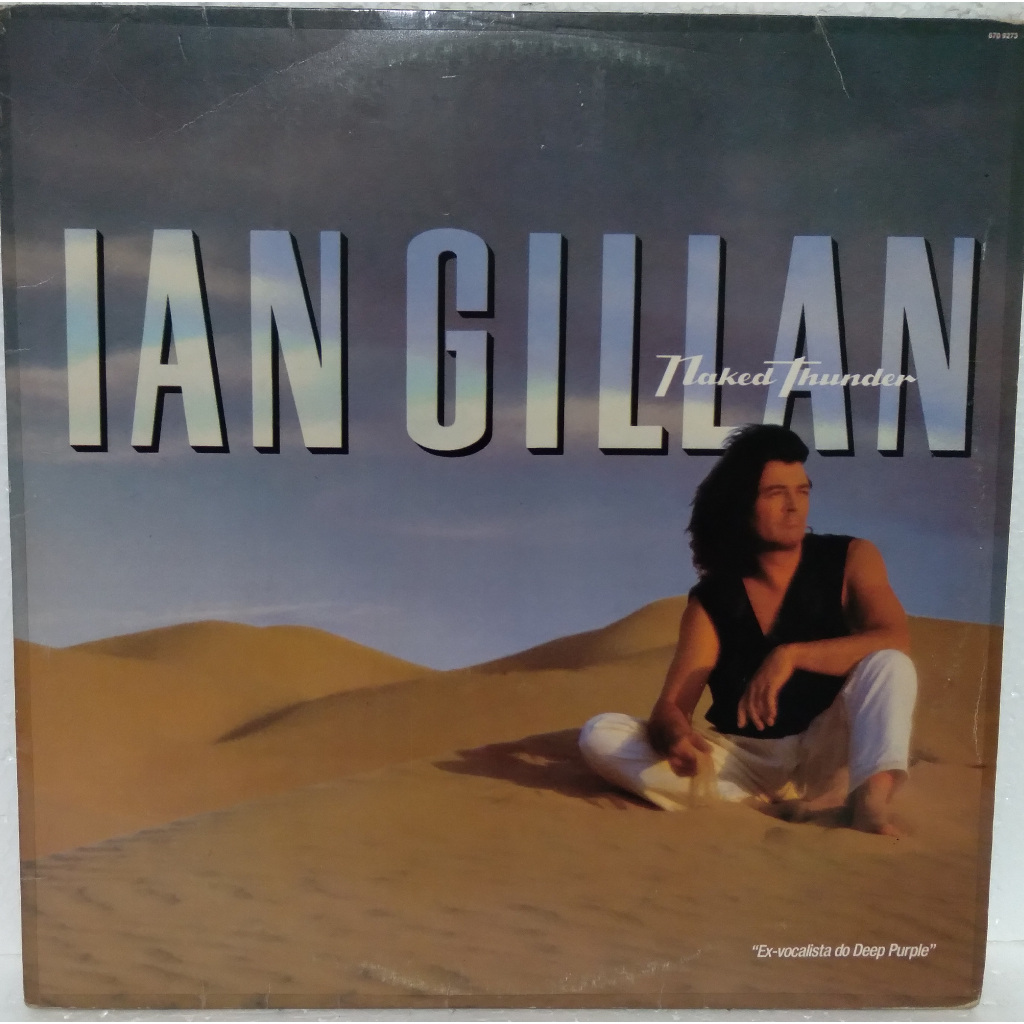 Lp - Ian Gillan - Naked Thunder - c/enc - 1990